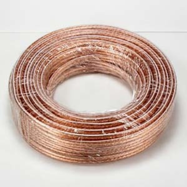 Bestlink Netware Polarized Speaker Wire Coil CCA 14AWG/2- 500ft- Clear Jacket 203612